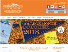 Tablet Screenshot of pacommuterservices.org
